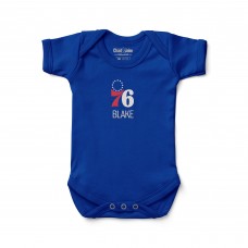 Малышам Philadelphia 76ers Royal Personalized Bodysuit