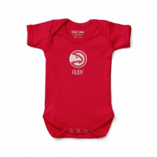 Малышам Atlanta Hawks Red Personalized Bodysuit