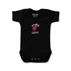 Малышам Miami Heat Black Personalized Bodysuit