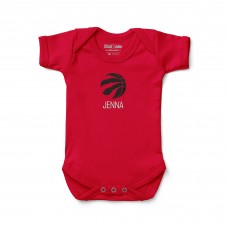 Малышам Toronto Raptors Red Personalized Bodysuit