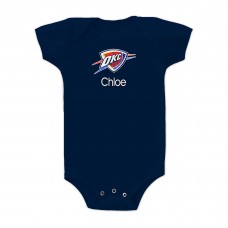 Малышам Oklahoma City Thunder Navy Personalized Bodysuit