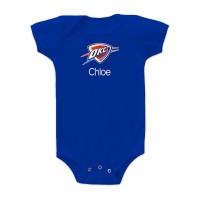 Малышам Oklahoma City Thunder Royal Personalized Bodysuit