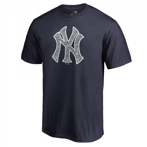 New York Yankees Navy Static Logo T-Shirt