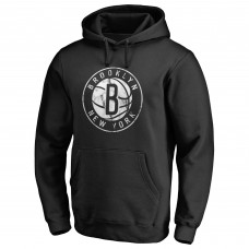 Толстовка Brooklyn Nets Marble Logo - Black
