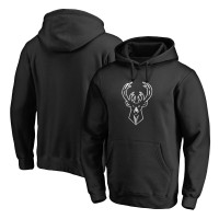 Толстовка Milwaukee Bucks Marble Logo - Black