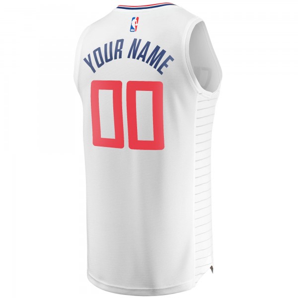 Игровая форма  LA Clippers Youth Fast Break Custom Replica White - Association Edition