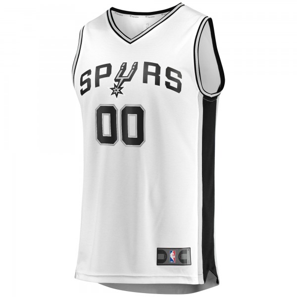 Детская именная игровая майка San Antonio Spurs Fast Break Replica White - Association Edition - баскетбольная джерси NBA