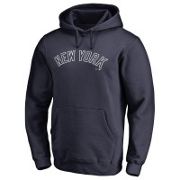 Толстовка New York Yankees Navy Official Wordmark Fitted