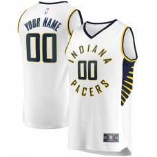 Игровая джерси Indiana Pacers Youth Fast Break Custom Replica White - Association Edition