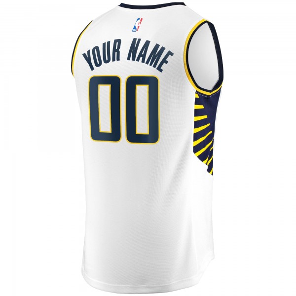 Игровая джерси Indiana Pacers Youth Fast Break Custom Replica White - Association Edition