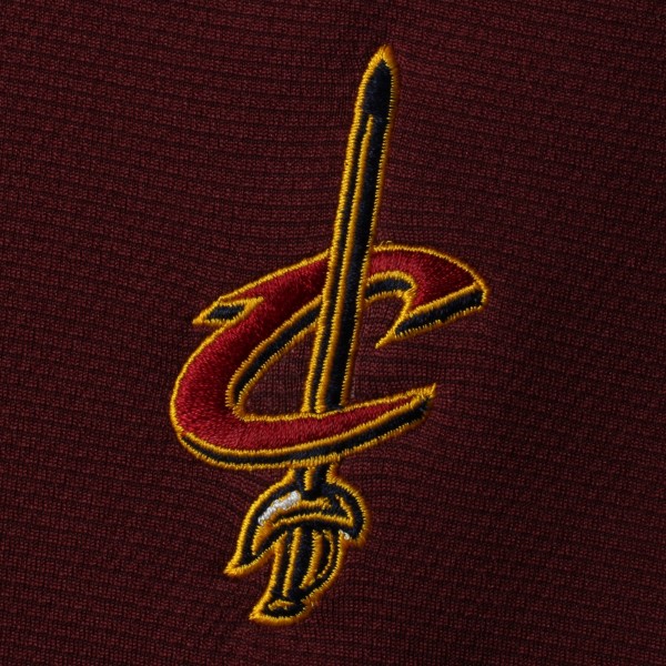 Толстовка на короткой молнии Cleveland Cavaliers Columbia Omni-Wick Shotgun - Wine