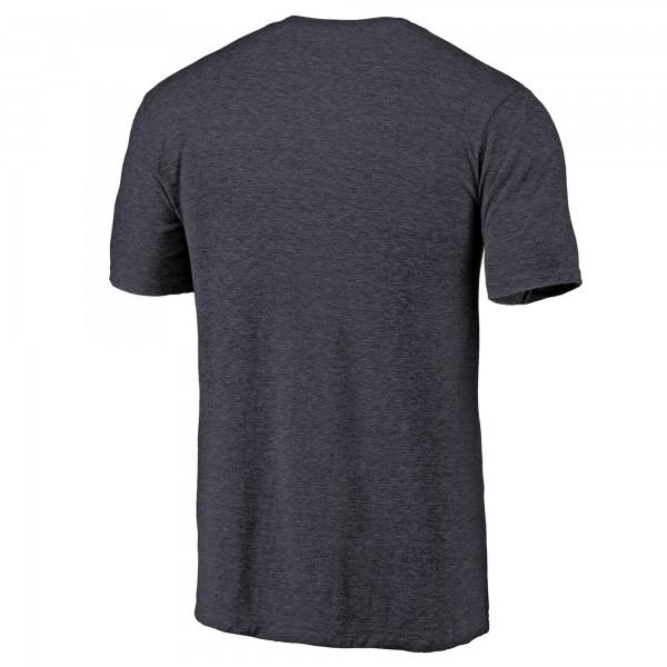 Футболка Dallas Mavericks Fanatics Distressed Logo Tri-Blend - Navy
