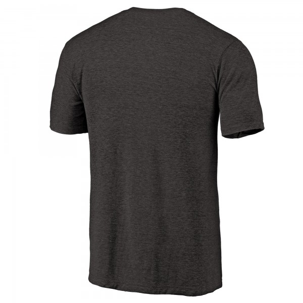 Футболка Miami Heat Black Distressed Logo Tri-Blend