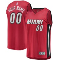 Детская именная игровая майка Miami Heat Fast Break Replica Red - Statement Edition