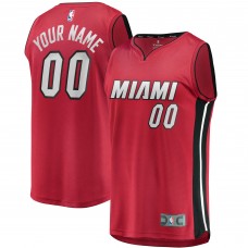 Детская именная игровая майка Miami Heat Fast Break Replica Red - Statement Edition
