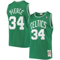 Игровая джерси Paul Pierce Boston Celtics Mitchell & Ness Hardwood Classics Swingman - Kelly Green