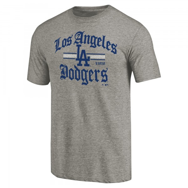 Los Angeles Dodgers Ash Hometown Collection Olde LA T-Shirt