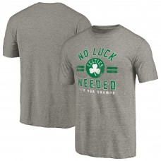 Футболка Boston Celtics No Luck Hometown Collection Tri-Blend - Gray