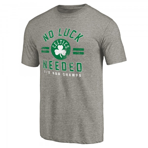 Футболка Boston Celtics No Luck Hometown Collection Tri-Blend - Gray