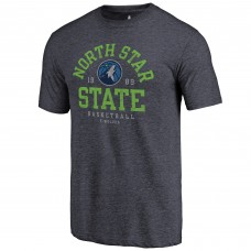Футболка Minnesota Timberwolves North Star State Hometown Collection Tri-Blend - Navy