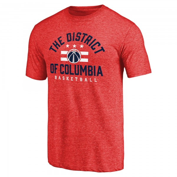 Футболка Washington Wizards The District Hometown Collection Tri-Blend - Red