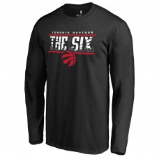 Toronto Raptors Black The Six Hometown Collection Long Sleeve T-Shirt