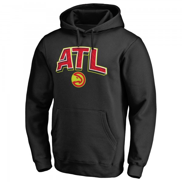 Толстовка с капюшоном Atlanta Hawks ATL Hometown Collection - Black - фирменная одежда NBA