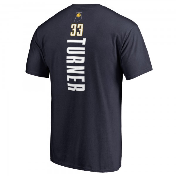 Футболка Myles Turner Indiana Pacers Backer Name and Number - Navy