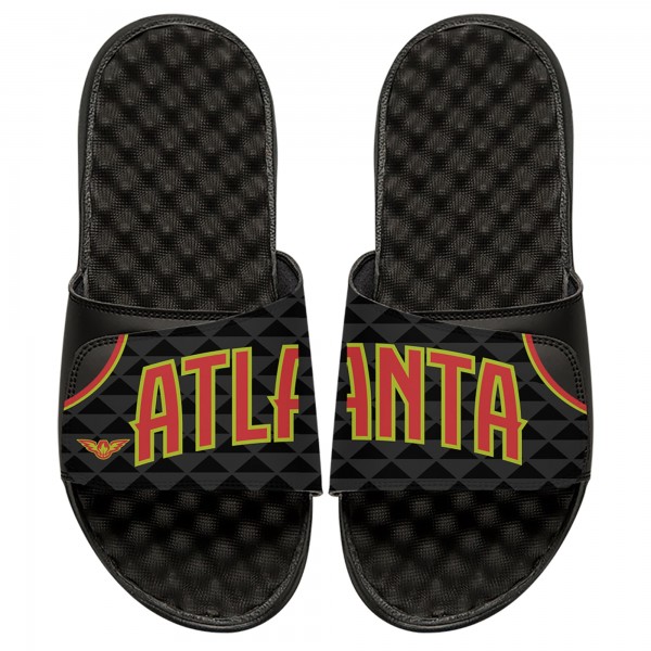 Детские шлепки Atlanta Hawks ISlide Away - Black