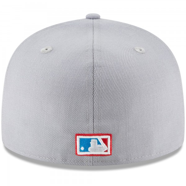 Бейсболка New York Yankees New Era Gray Cooperstown Collection Wool 59FIFTY