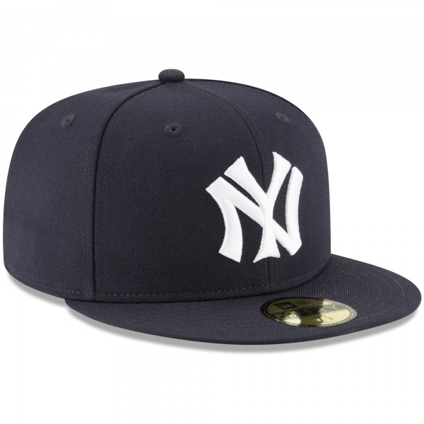 Бейсболка New York Yankees New Era Navy Cooperstown Collection Wool 59FIFTY