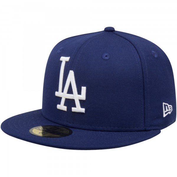 Бейсболка Los Angeles Dodgers New Era Navy Cooperstown Collection Wool 59FIFTY