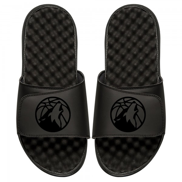 Детские шлепки Minnesota Timberwolves ISlide Tonal - Black