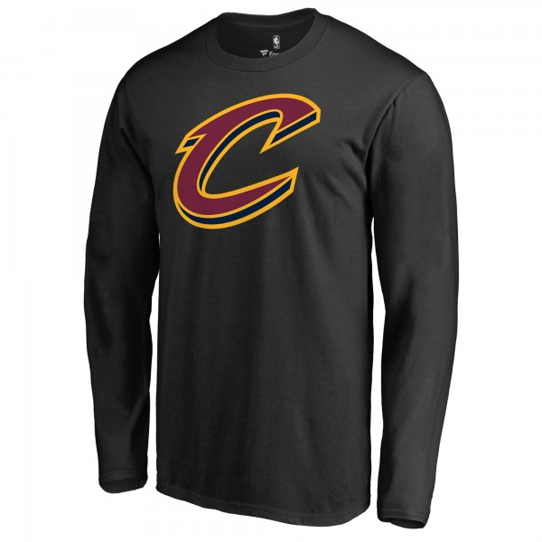 Cleveland Cavaliers Black Secondary Logo Long Sleeve T-Shirt
