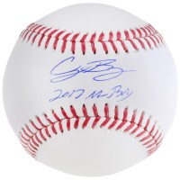 Autographed Los Angeles Dodgers Cody Bellinger Fanatics Authentic Baseball with 2017 NL ROY Inscription