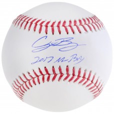 Autographed Los Angeles Dodgers Cody Bellinger Fanatics Authentic Baseball with 2017 NL ROY Inscription