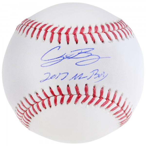 Autographed Los Angeles Dodgers Cody Bellinger Fanatics Authentic Baseball with 2017 NL ROY Inscription