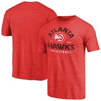 Футболка Atlanta Hawks Red Vintage Arch Tri-Blend
