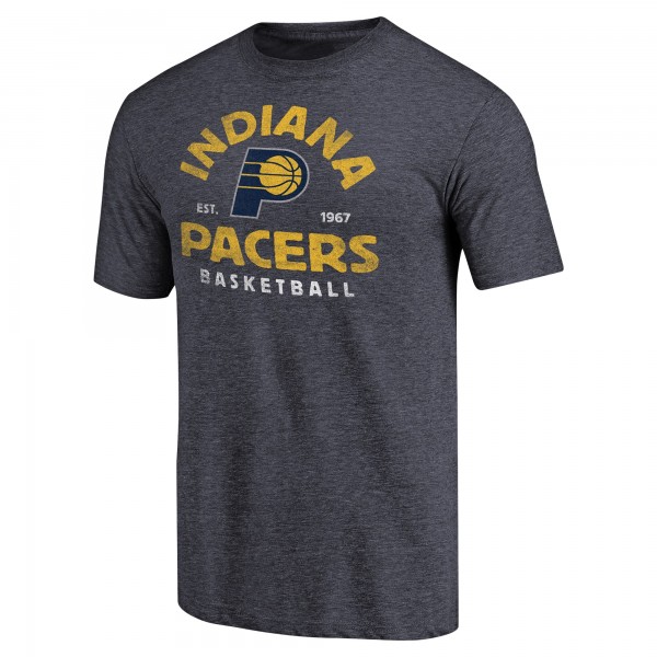 Футболка Indiana Pacers Vintage Arch Tri-Blend - Navy