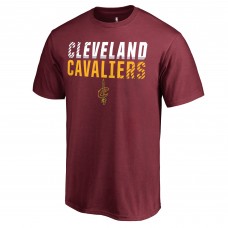 Cleveland Cavaliers Wine Fade Out T-Shirt