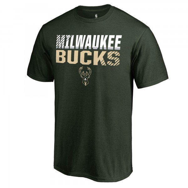 Футболка Milwaukee Bucks Fade Out - Hunter Green