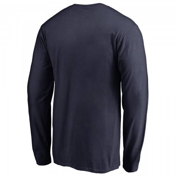 Indiana Pacers Navy Onside Stripe Long Sleeve T-Shirt