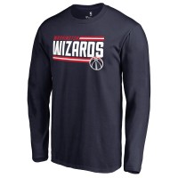 Футболка с длинным рукавом Washington Wizards Onside Stripe - Navy