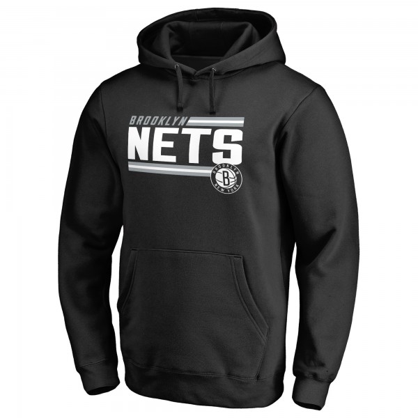 Толстовка Brooklyn Nets Black Onside Stripe