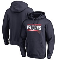Толстовка с капюшоном New Orleans Pelicans Onside Stripe - Navy