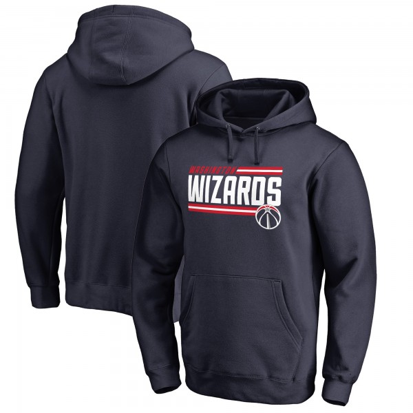 Толстовка с капюшоном Washington Wizards Onside Stripe - Navy - фирменная одежда NBA