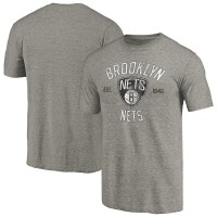 Футболка Brooklyn Nets Team Heritage Tri-Blend - Gray