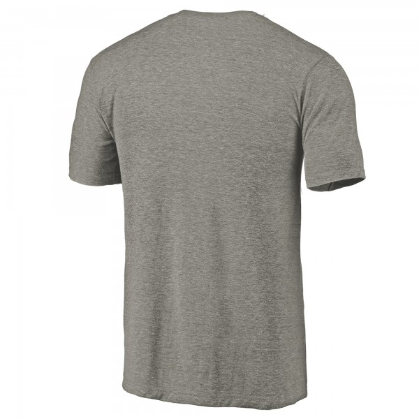 Charlotte Hornets Gray Team Heritage Tri-Blend T-Shirt