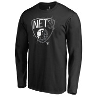 Футболка с длинным рукавом Brooklyn Nets X-Ray - Black