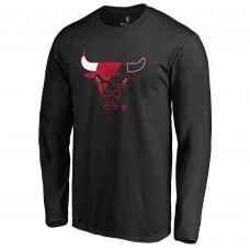 Футболка с длинным рукавом Chicago Bulls Black X-Ray